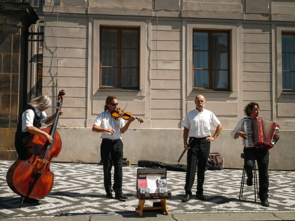 musicien a prague