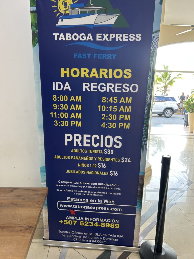 Isla Contadora : comment y aller, où loger, que faire? (Notre guide complet) tarif pour aller de panama a taboga